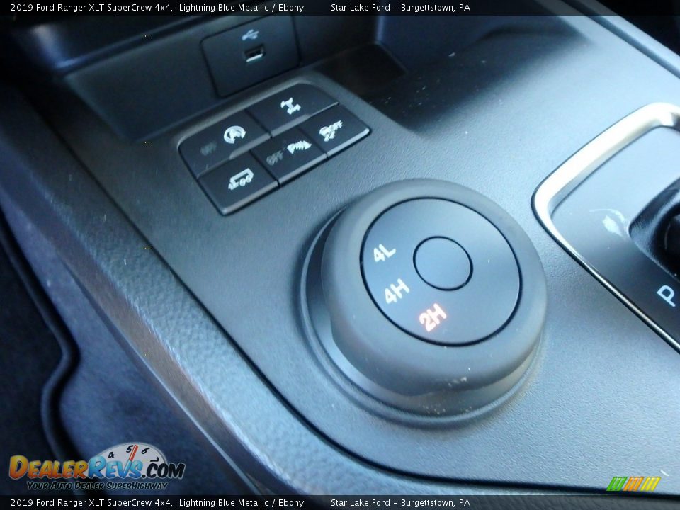 2019 Ford Ranger XLT SuperCrew 4x4 Lightning Blue Metallic / Ebony Photo #11