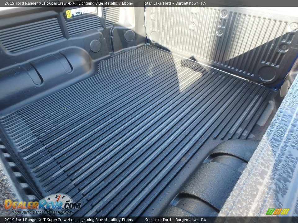 2019 Ford Ranger XLT SuperCrew 4x4 Lightning Blue Metallic / Ebony Photo #14