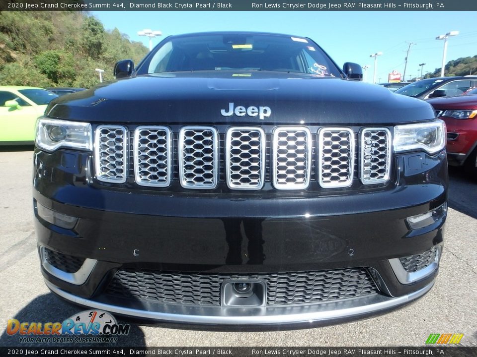 2020 Jeep Grand Cherokee Summit 4x4 Diamond Black Crystal Pearl / Black Photo #9