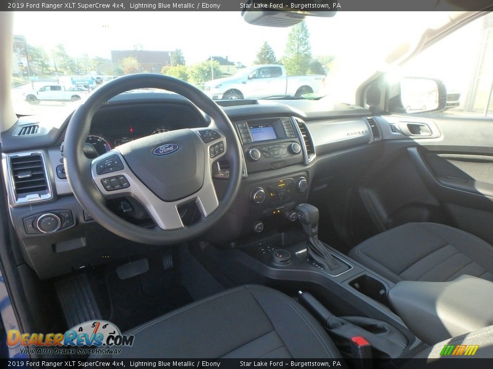 2019 Ford Ranger XLT SuperCrew 4x4 Lightning Blue Metallic / Ebony Photo #15