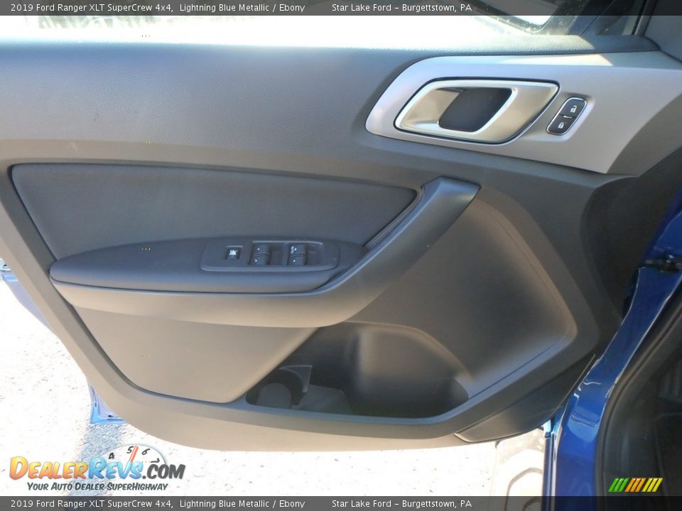 2019 Ford Ranger XLT SuperCrew 4x4 Lightning Blue Metallic / Ebony Photo #16