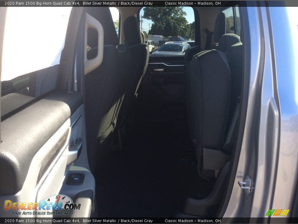 2020 Ram 1500 Big Horn Quad Cab 4x4 Billet Silver Metallic / Black/Diesel Gray Photo #17