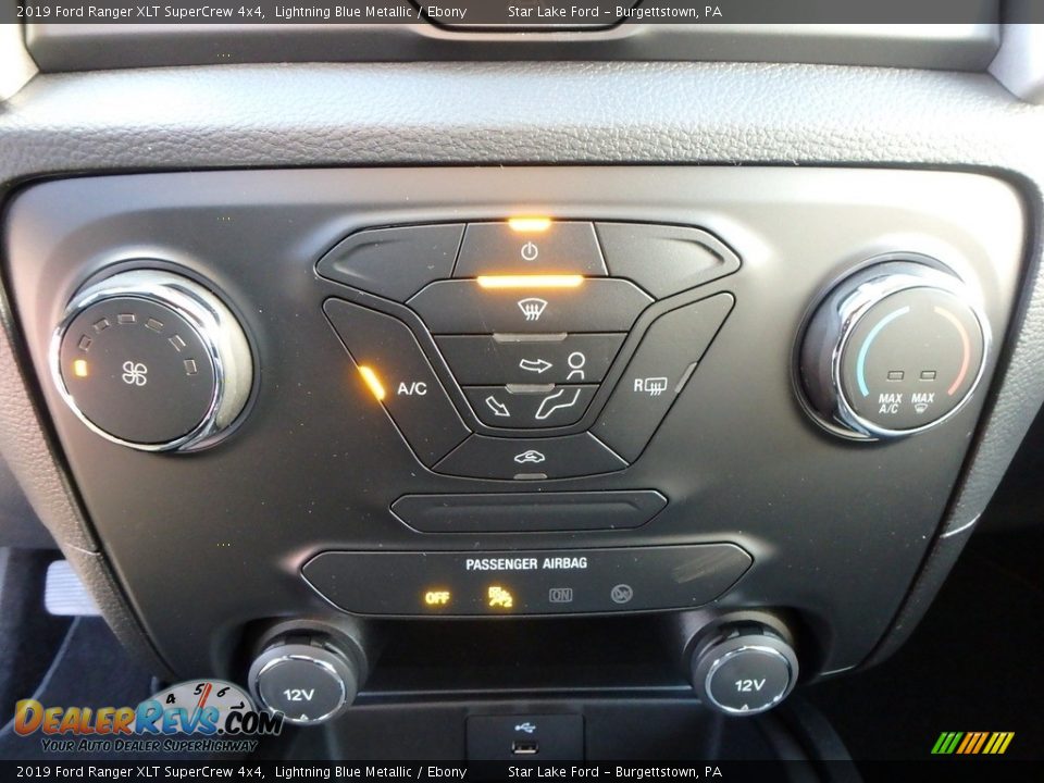 2019 Ford Ranger XLT SuperCrew 4x4 Lightning Blue Metallic / Ebony Photo #20
