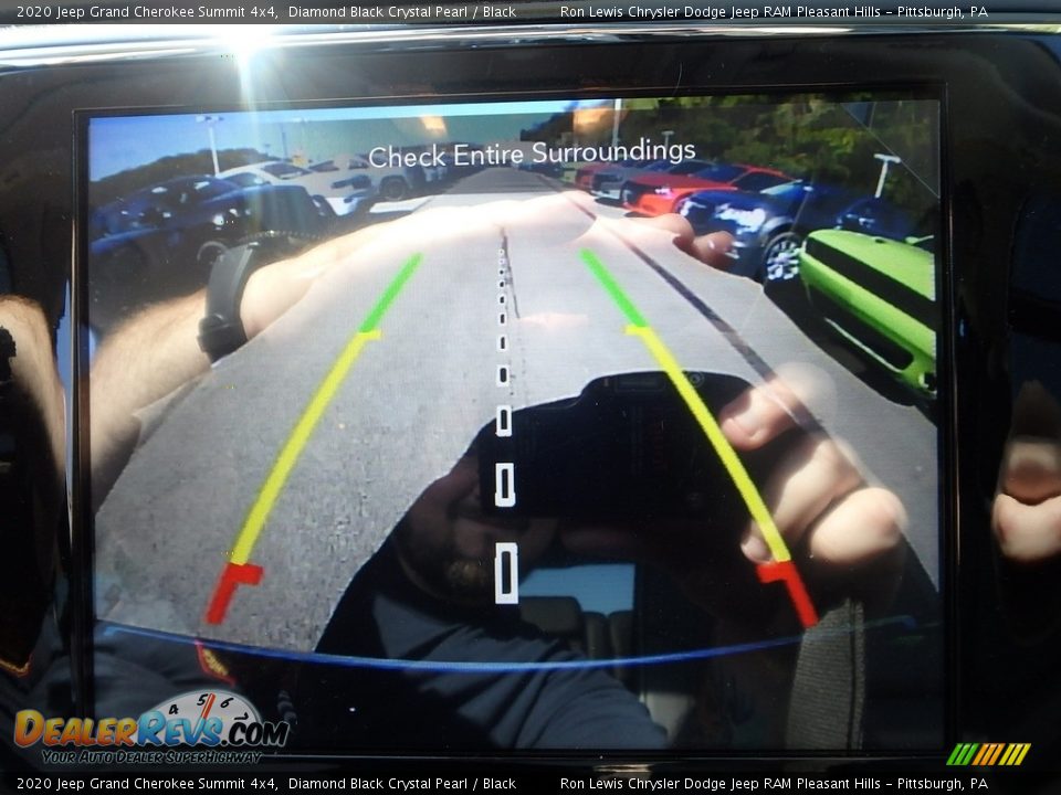2020 Jeep Grand Cherokee Summit 4x4 Diamond Black Crystal Pearl / Black Photo #16