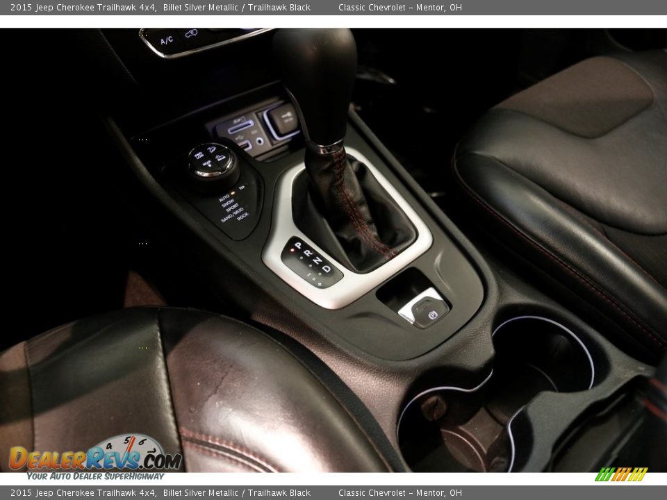 2015 Jeep Cherokee Trailhawk 4x4 Billet Silver Metallic / Trailhawk Black Photo #15