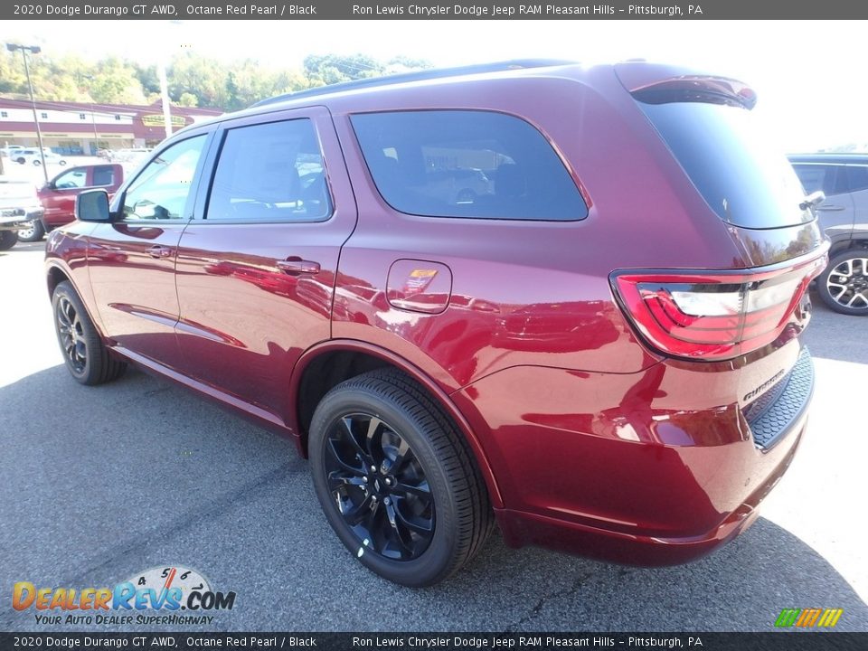 2020 Dodge Durango GT AWD Octane Red Pearl / Black Photo #3