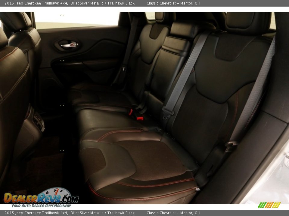 2015 Jeep Cherokee Trailhawk 4x4 Billet Silver Metallic / Trailhawk Black Photo #20
