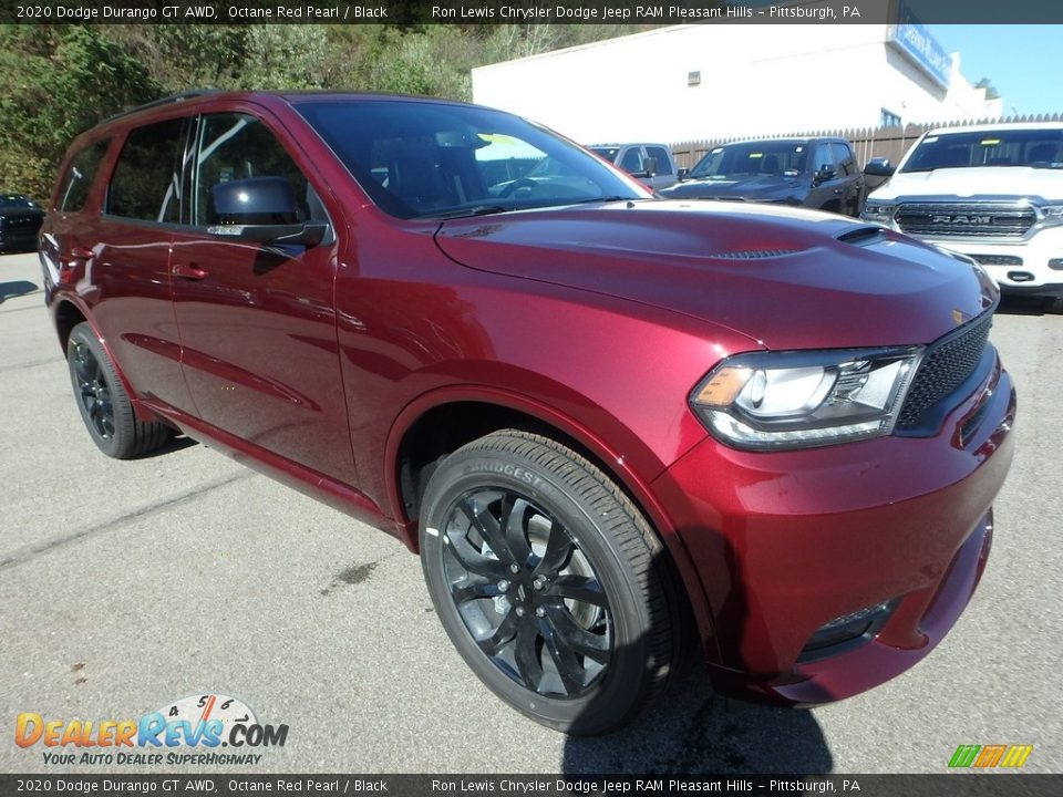 2020 Dodge Durango GT AWD Octane Red Pearl / Black Photo #8