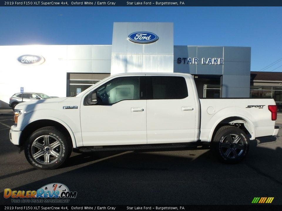 2019 Ford F150 XLT SuperCrew 4x4 Oxford White / Earth Gray Photo #1