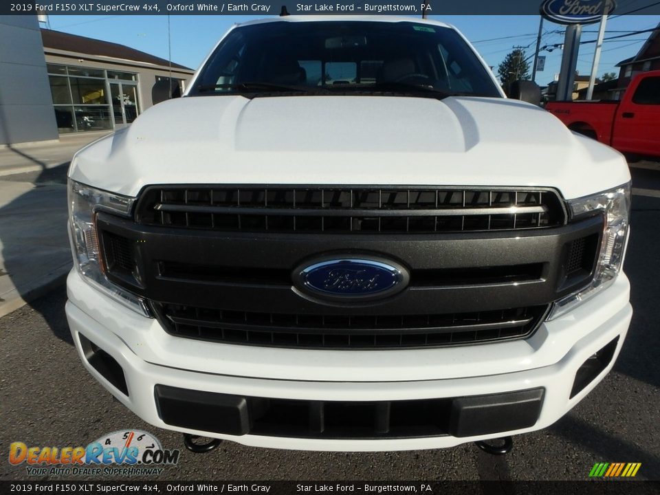 2019 Ford F150 XLT SuperCrew 4x4 Oxford White / Earth Gray Photo #2