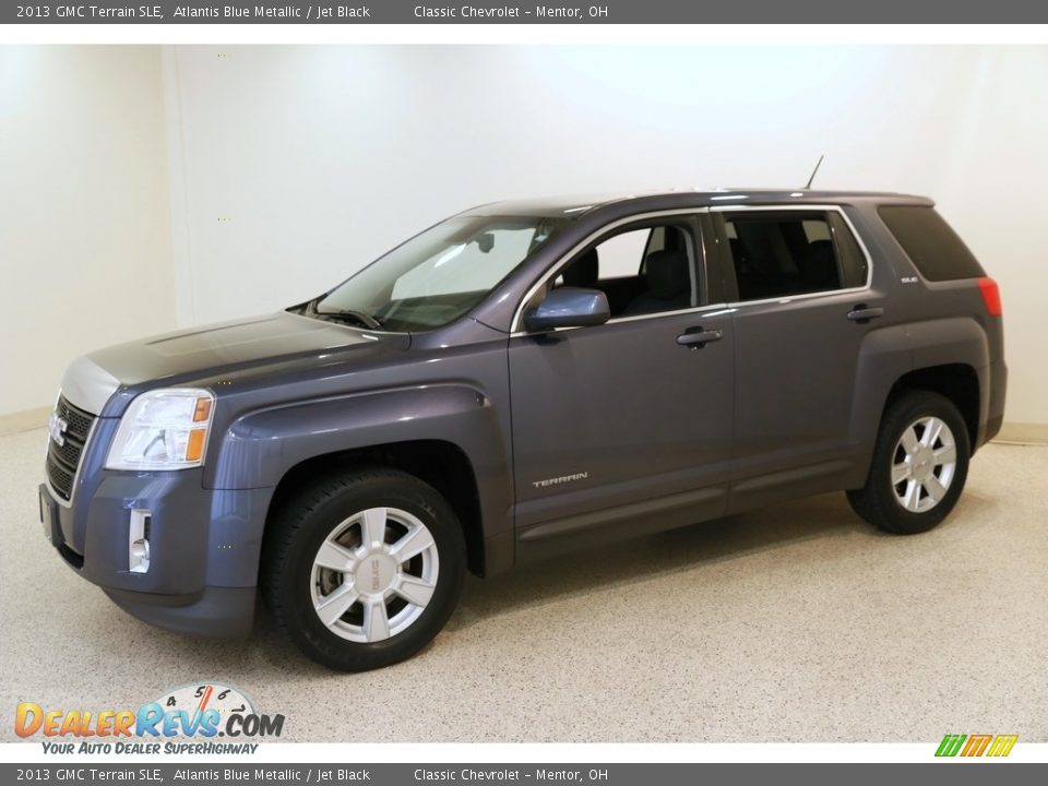 2013 GMC Terrain SLE Atlantis Blue Metallic / Jet Black Photo #3