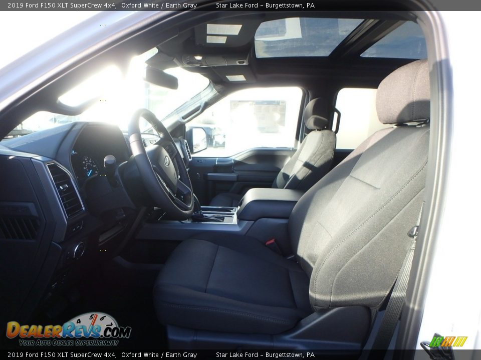 2019 Ford F150 XLT SuperCrew 4x4 Oxford White / Earth Gray Photo #13