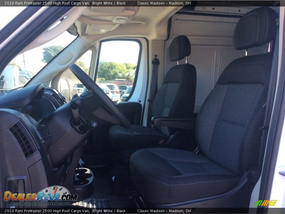 2019 Ram ProMaster 2500 High Roof Cargo Van Bright White / Black Photo #2