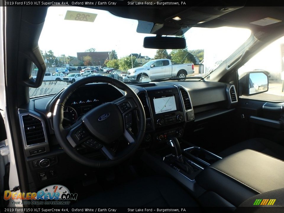 2019 Ford F150 XLT SuperCrew 4x4 Oxford White / Earth Gray Photo #15