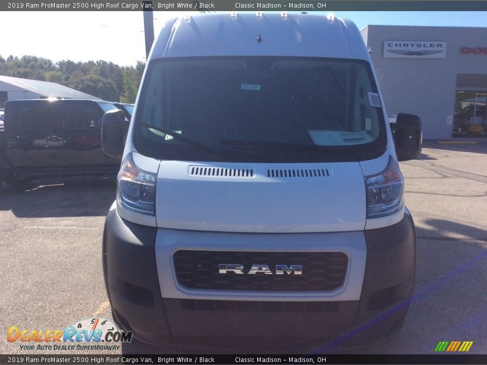 2019 Ram ProMaster 2500 High Roof Cargo Van Bright White / Black Photo #4