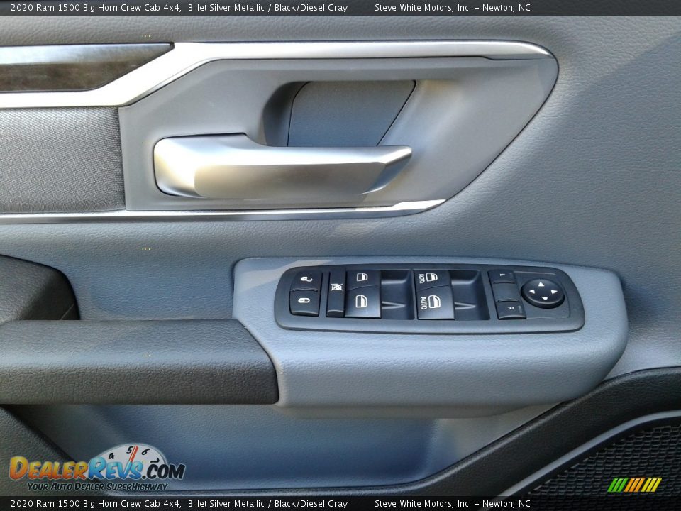 2020 Ram 1500 Big Horn Crew Cab 4x4 Billet Silver Metallic / Black/Diesel Gray Photo #9