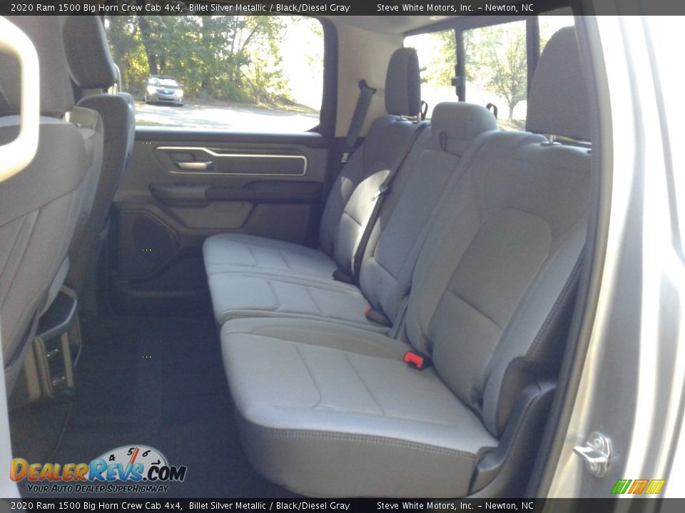 2020 Ram 1500 Big Horn Crew Cab 4x4 Billet Silver Metallic / Black/Diesel Gray Photo #11