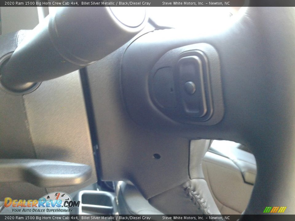 2020 Ram 1500 Big Horn Crew Cab 4x4 Billet Silver Metallic / Black/Diesel Gray Photo #15