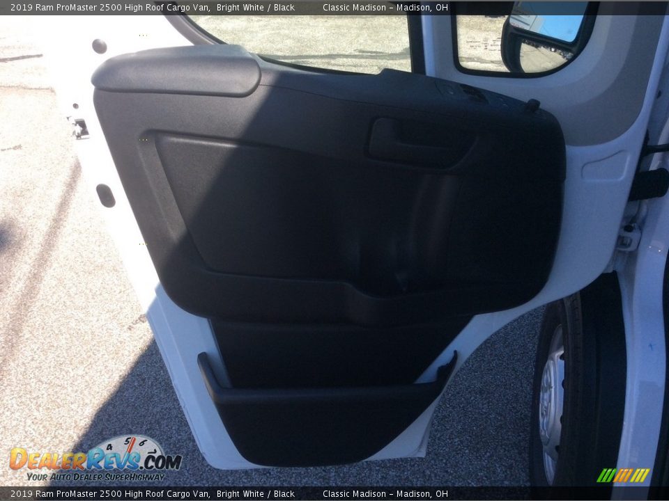 2019 Ram ProMaster 2500 High Roof Cargo Van Bright White / Black Photo #11
