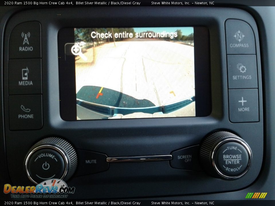 2020 Ram 1500 Big Horn Crew Cab 4x4 Billet Silver Metallic / Black/Diesel Gray Photo #21