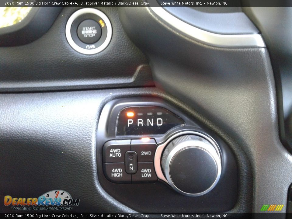 2020 Ram 1500 Big Horn Crew Cab 4x4 Billet Silver Metallic / Black/Diesel Gray Photo #22