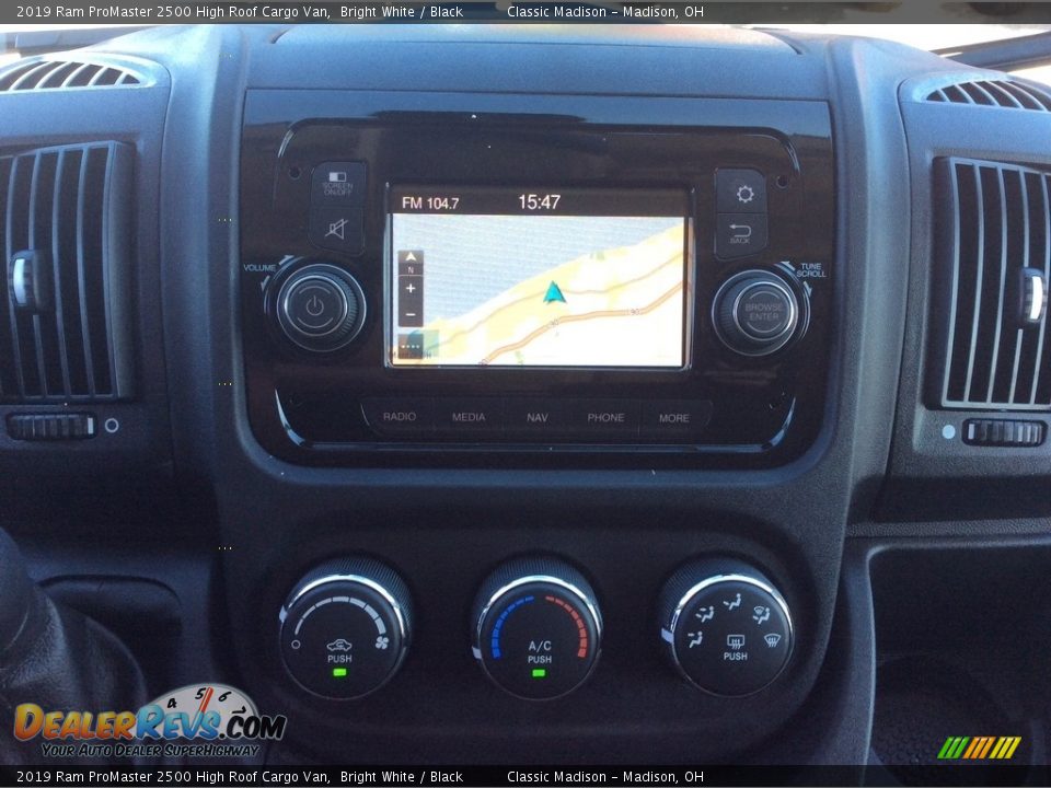 2019 Ram ProMaster 2500 High Roof Cargo Van Bright White / Black Photo #15