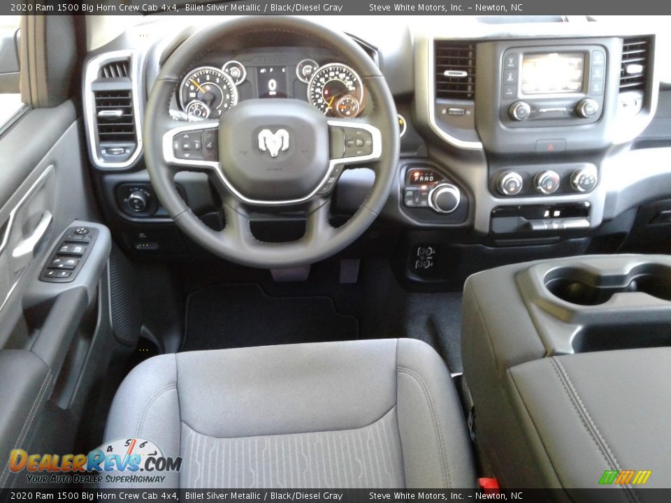 2020 Ram 1500 Big Horn Crew Cab 4x4 Billet Silver Metallic / Black/Diesel Gray Photo #24