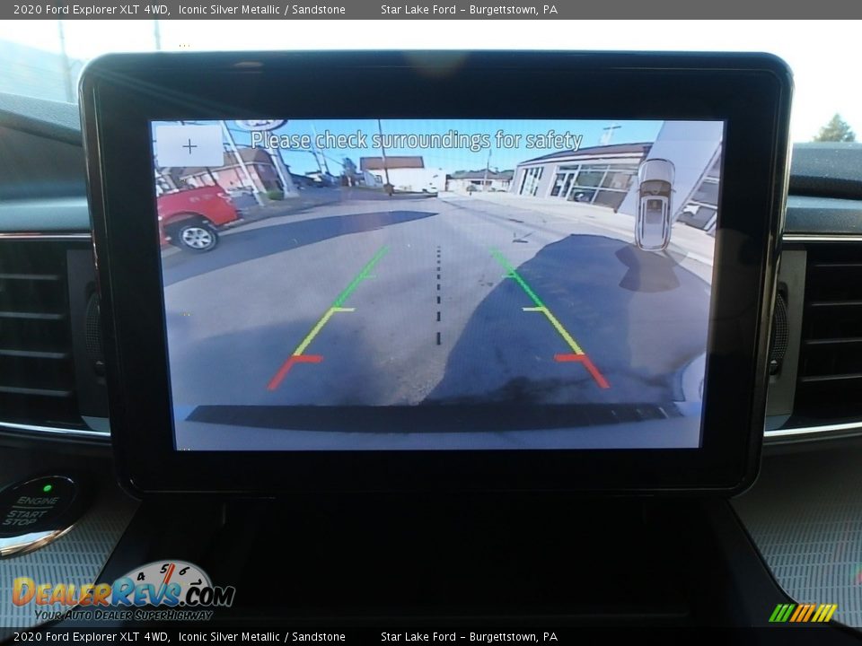 2020 Ford Explorer XLT 4WD Iconic Silver Metallic / Sandstone Photo #20