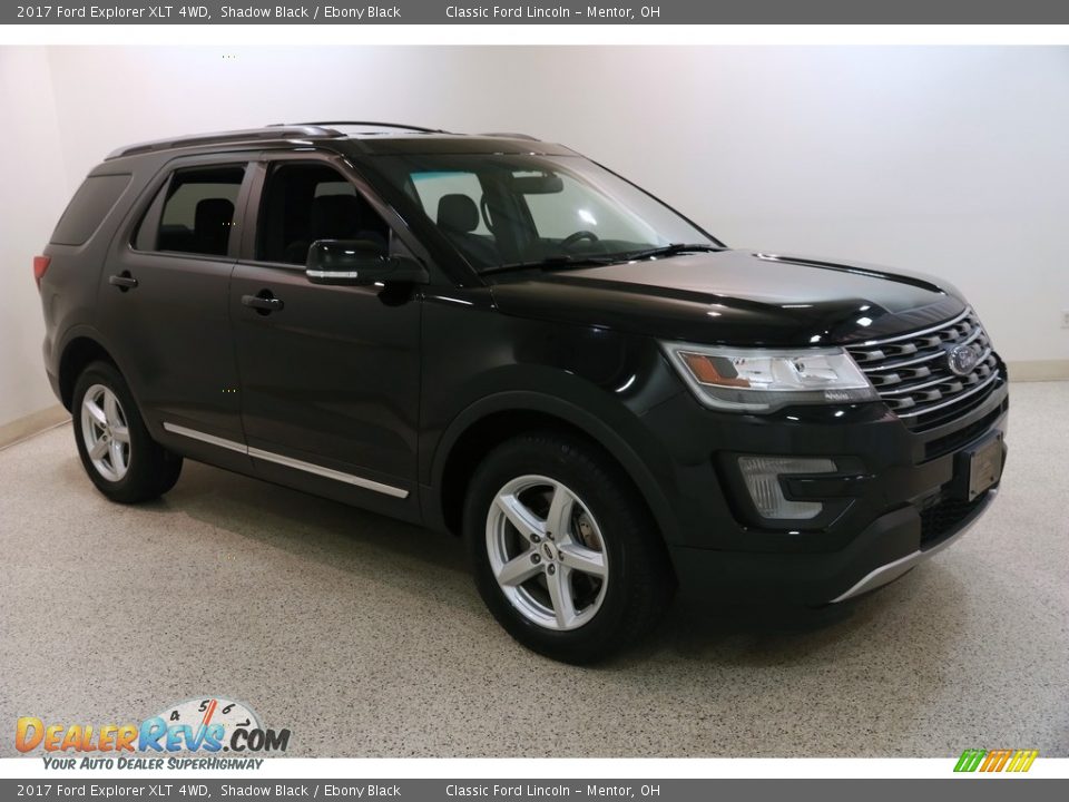 2017 Ford Explorer XLT 4WD Shadow Black / Ebony Black Photo #1
