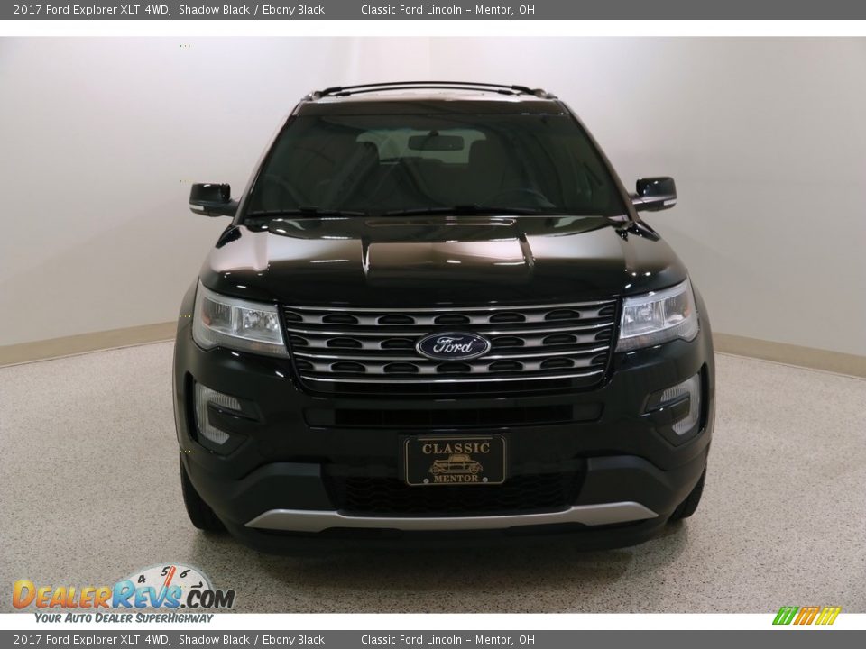 2017 Ford Explorer XLT 4WD Shadow Black / Ebony Black Photo #2