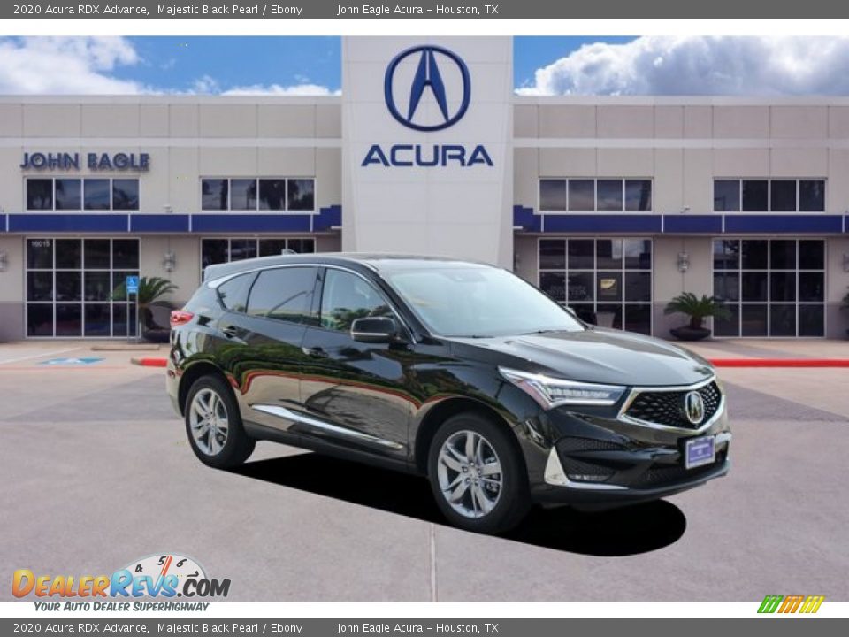2020 Acura RDX Advance Majestic Black Pearl / Ebony Photo #1