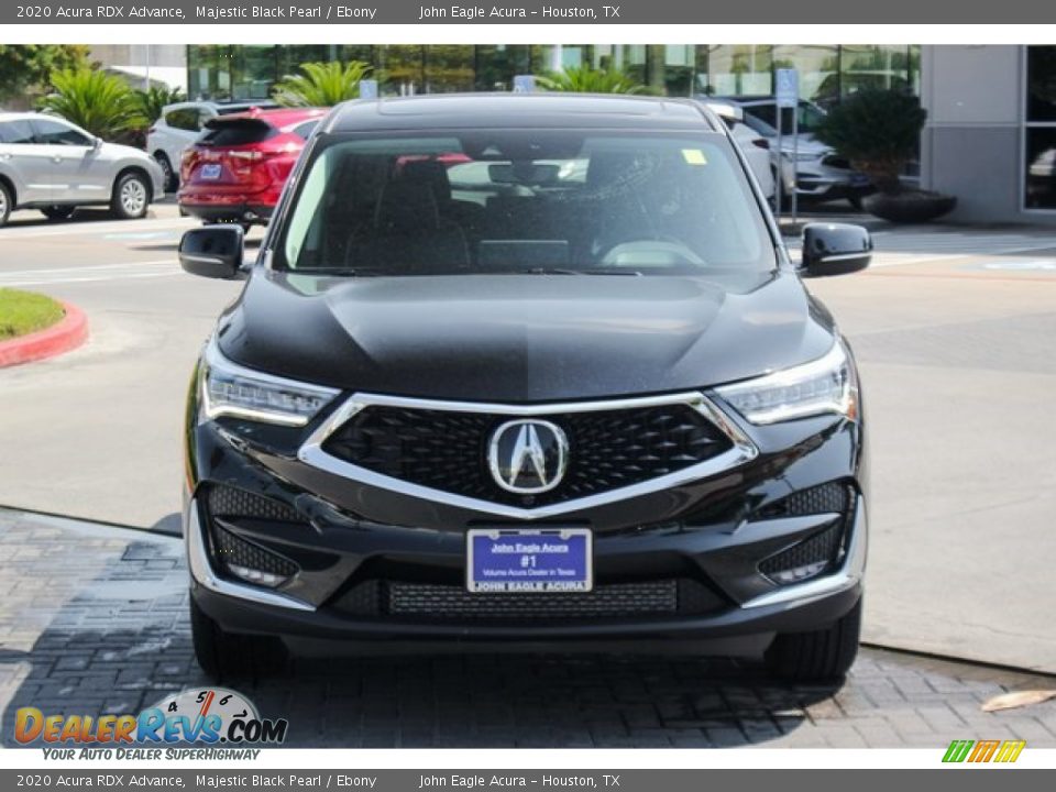 2020 Acura RDX Advance Majestic Black Pearl / Ebony Photo #2