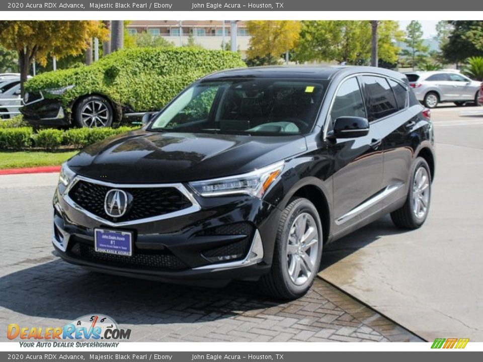 2020 Acura RDX Advance Majestic Black Pearl / Ebony Photo #3