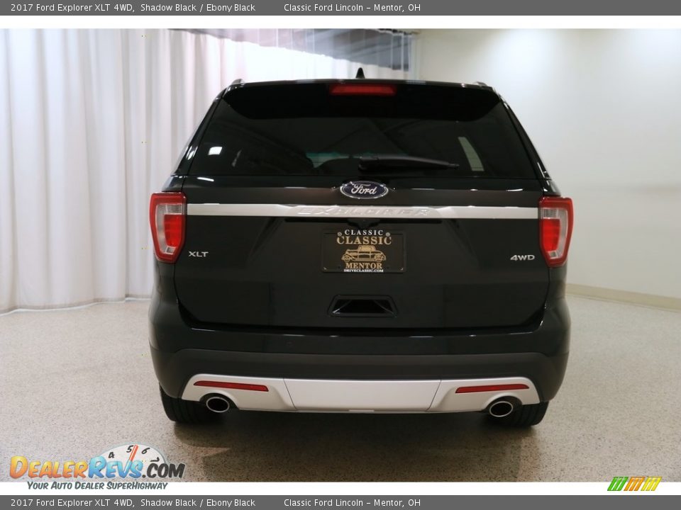 2017 Ford Explorer XLT 4WD Shadow Black / Ebony Black Photo #23