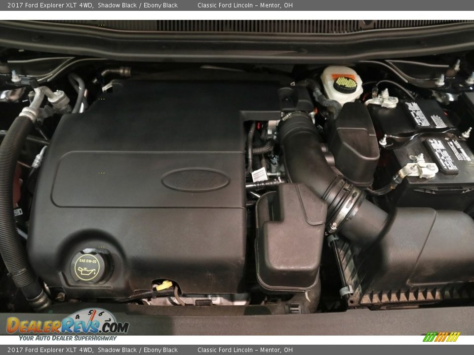 2017 Ford Explorer XLT 4WD Shadow Black / Ebony Black Photo #24