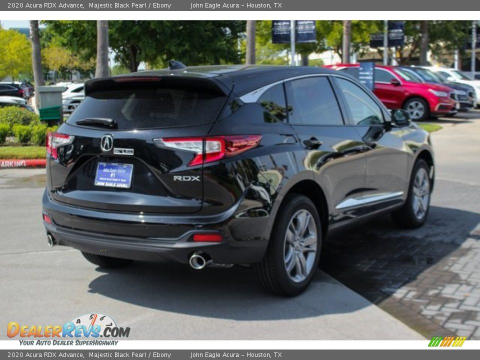 2020 Acura RDX Advance Majestic Black Pearl / Ebony Photo #7