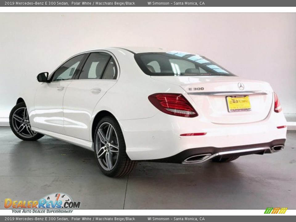 2019 Mercedes-Benz E 300 Sedan Polar White / Macchiato Beige/Black Photo #2