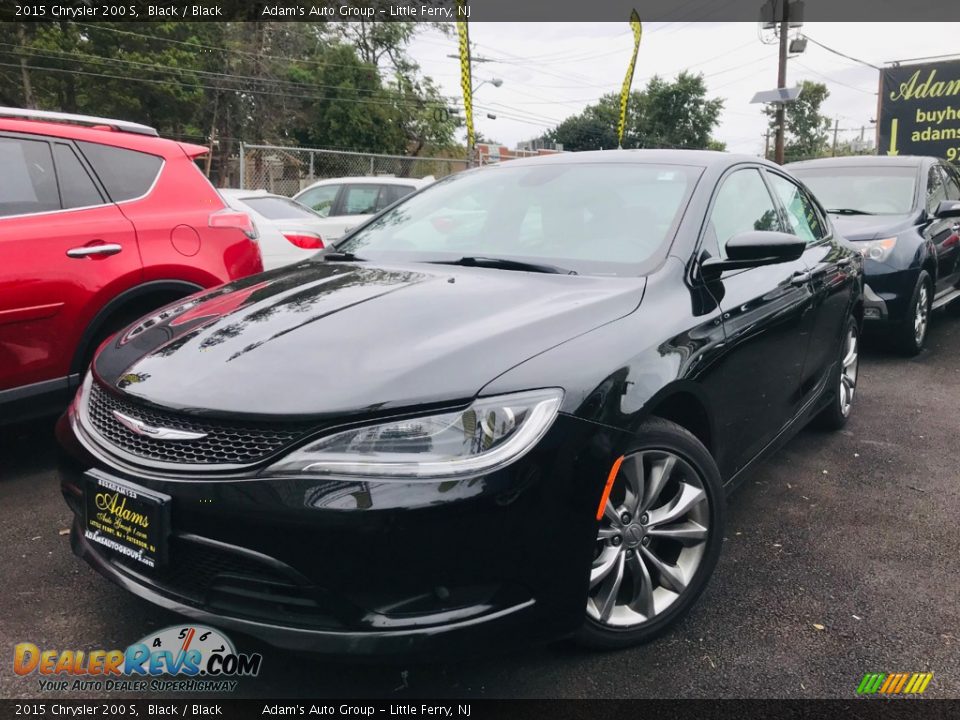 2015 Chrysler 200 S Black / Black Photo #1