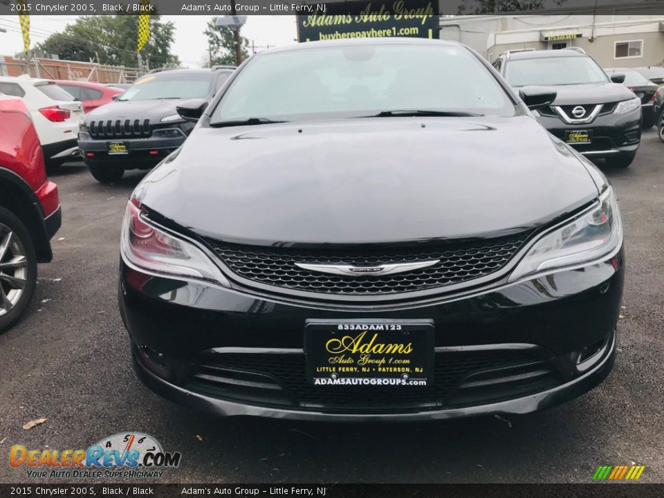 2015 Chrysler 200 S Black / Black Photo #2