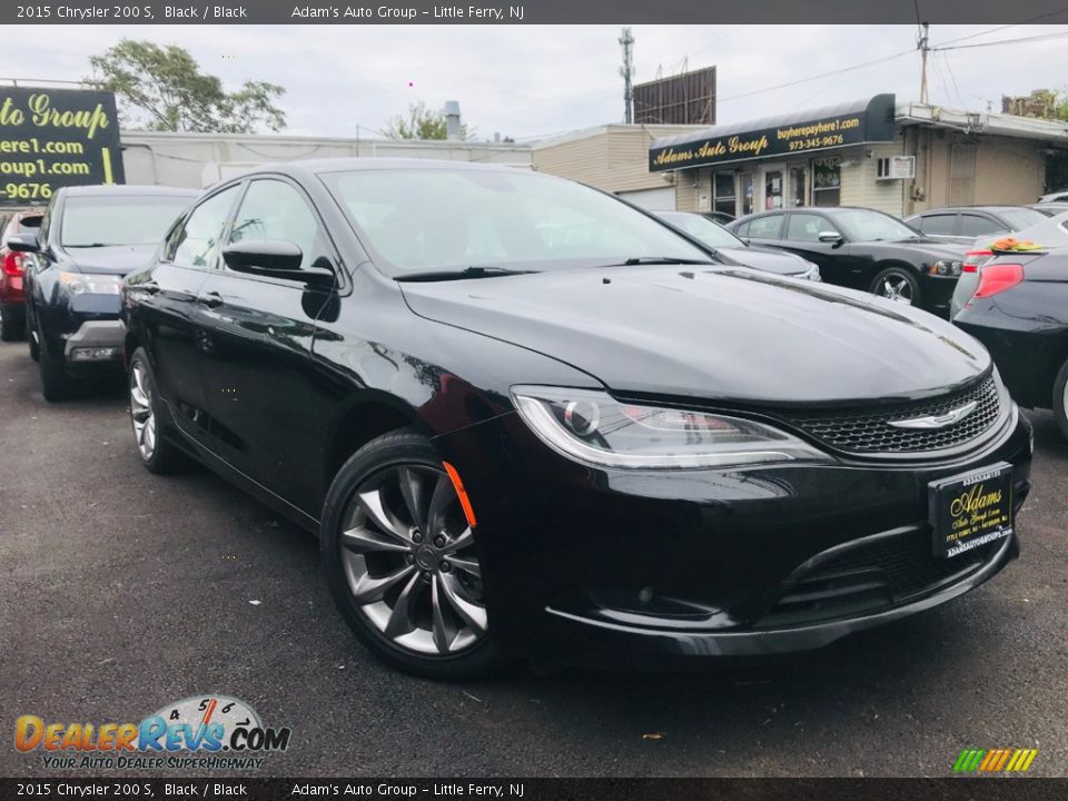2015 Chrysler 200 S Black / Black Photo #3