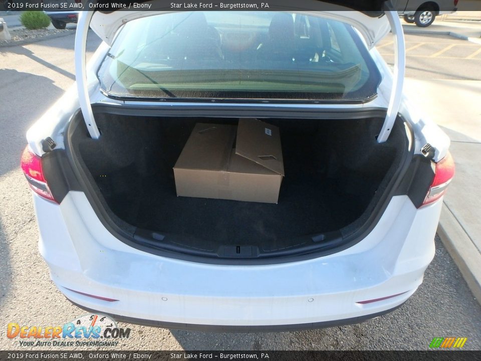 2019 Ford Fusion SE AWD Oxford White / Ebony Photo #6