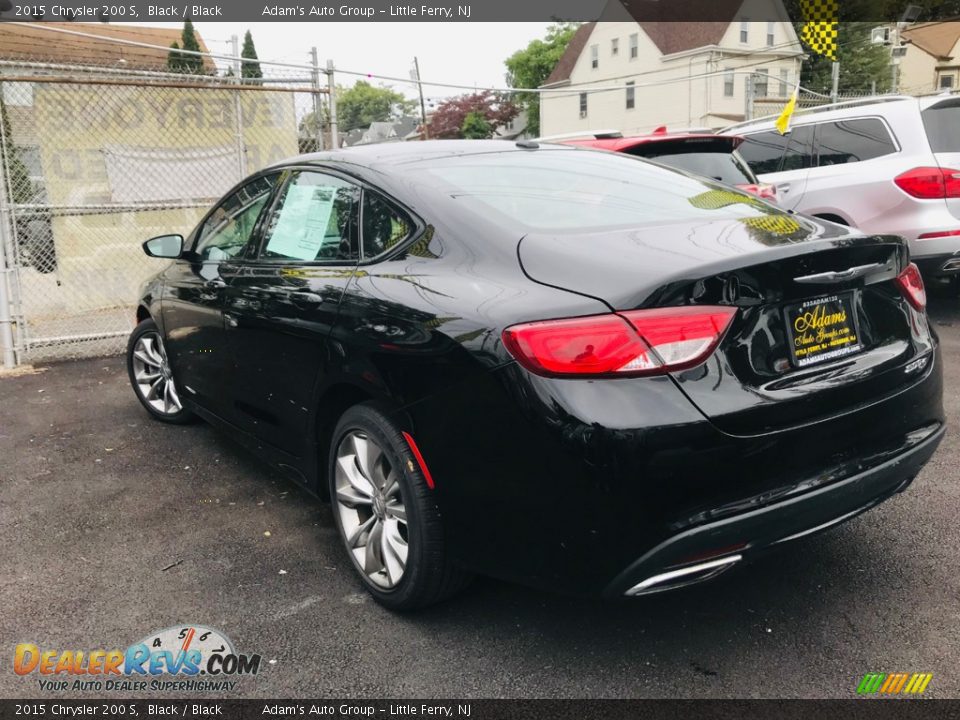 2015 Chrysler 200 S Black / Black Photo #4