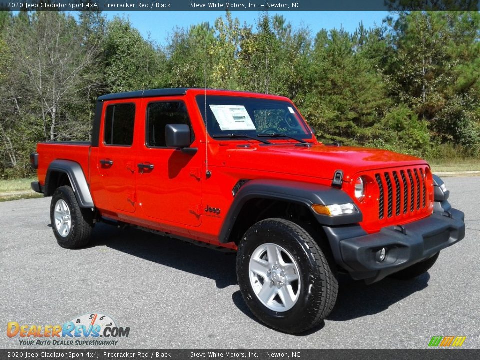 2020 Jeep Gladiator Sport 4x4 Firecracker Red / Black Photo #4
