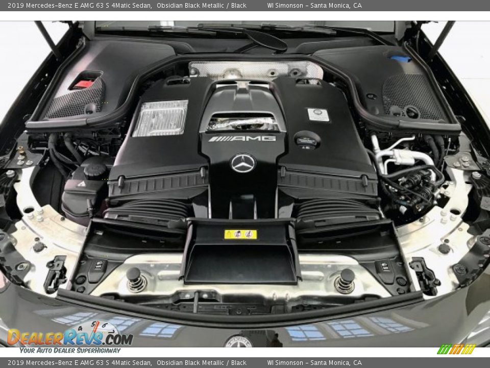 2019 Mercedes-Benz E AMG 63 S 4Matic Sedan Obsidian Black Metallic / Black Photo #8