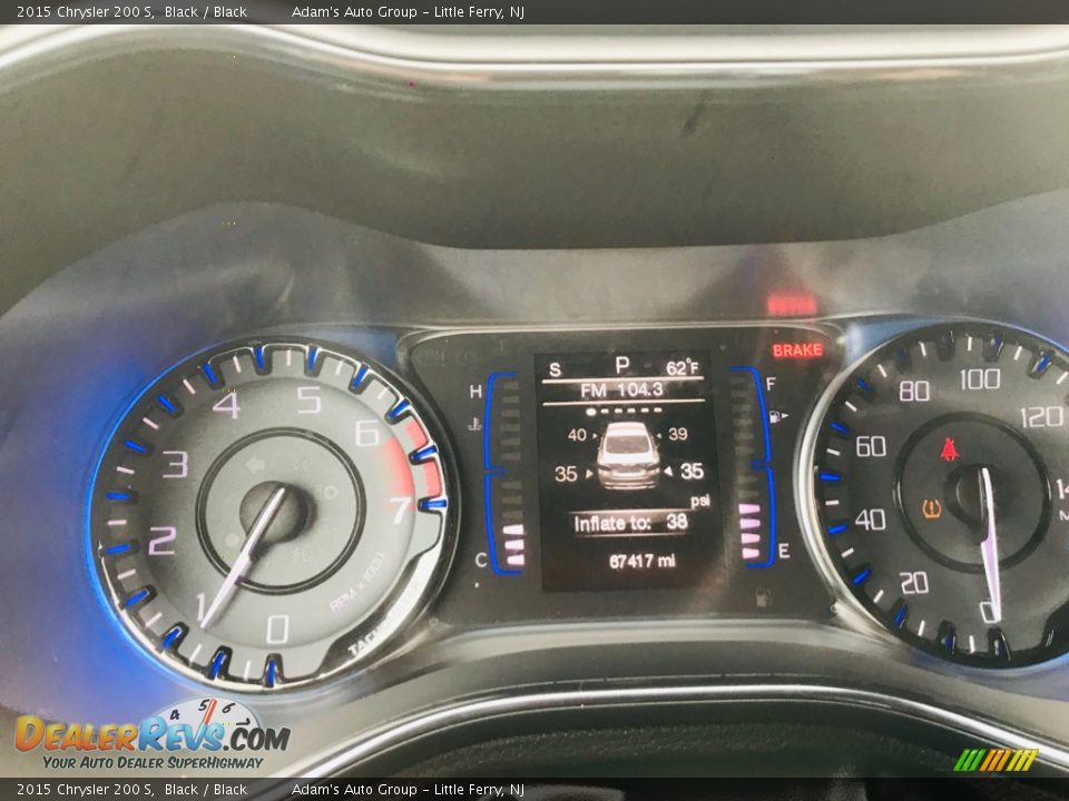 2015 Chrysler 200 S Black / Black Photo #8