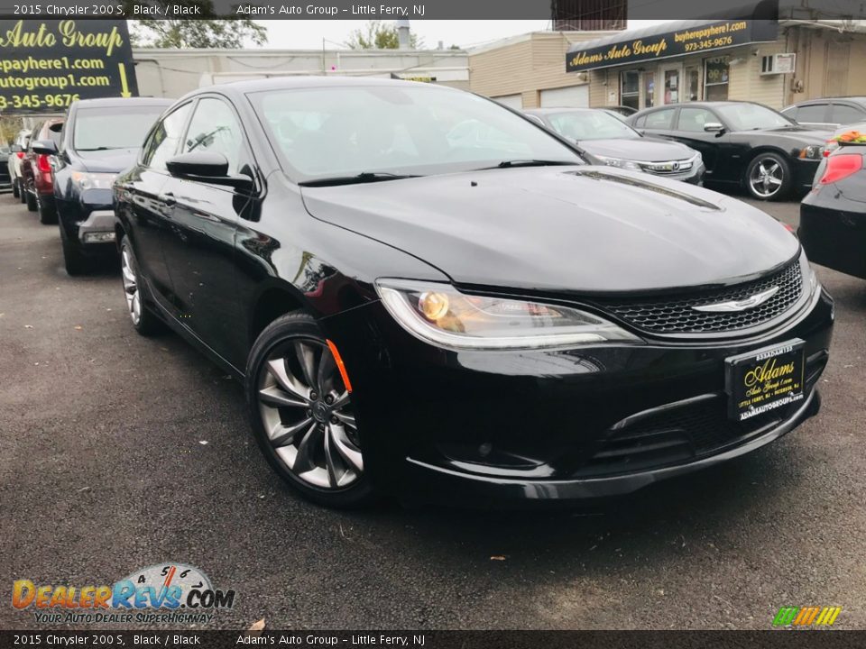 2015 Chrysler 200 S Black / Black Photo #14