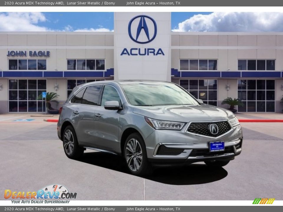 2020 Acura MDX Technology AWD Lunar Silver Metallic / Ebony Photo #1