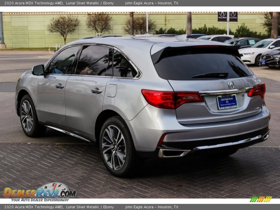 2020 Acura MDX Technology AWD Lunar Silver Metallic / Ebony Photo #6