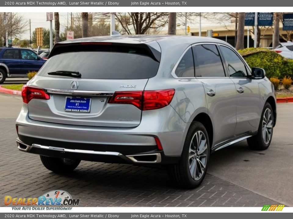 2020 Acura MDX Technology AWD Lunar Silver Metallic / Ebony Photo #8