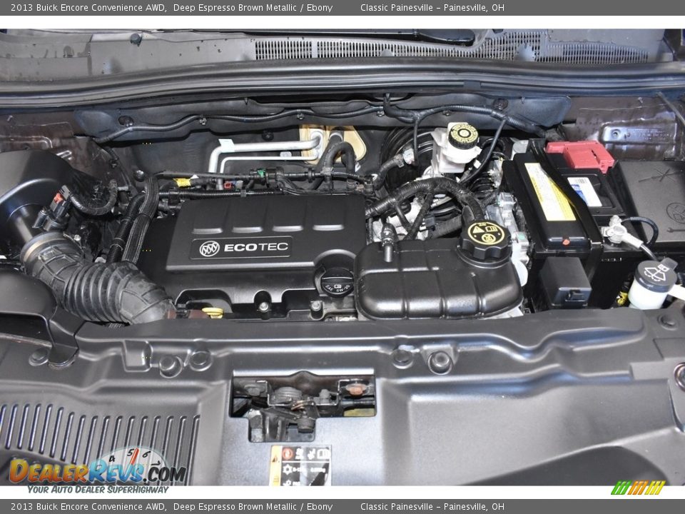2013 Buick Encore Convenience AWD Deep Espresso Brown Metallic / Ebony Photo #6